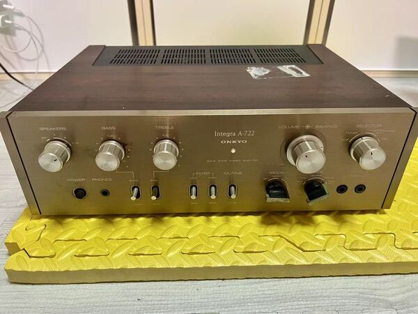 ONKYO Integra A-722 プリメインアンプ オンキョー 動作未確認