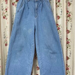 WEGO デニム ワイド パンツ