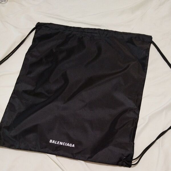 【BALENCIAGA】リュック/ナップザック/ナップサック 約50cm×60cm ノベルティ 週末クーポン対象