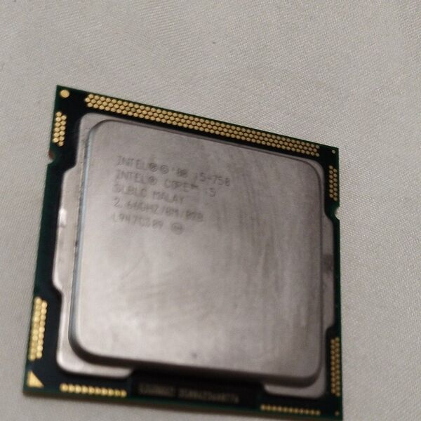 Intel CPU Core i5 750 動作品 ジャンク扱い