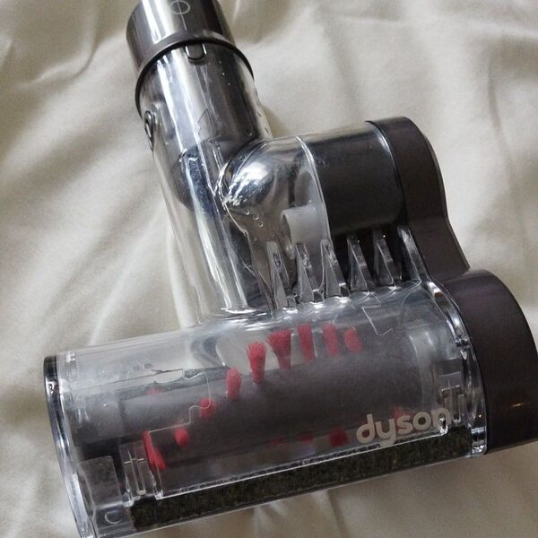 Dyson ミニタービンヘッドツール 室内装飾用 ブラック ハンドヘルド掃除機アタッチメント ジャンク扱 除菌済み