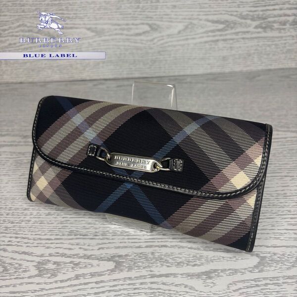 極美品 Burberry バーバリー 長財布 二つ折りS9944