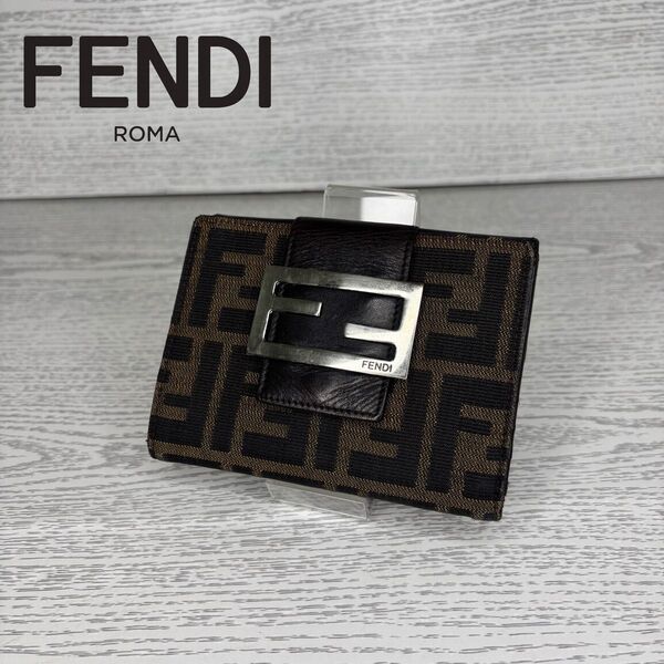 美品 フェンディ FENDI 財布 二つ折り S0033
