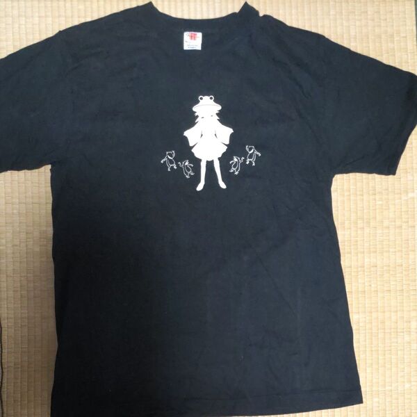 東方Project 半袖Tシャツ Lサイズ 洩矢諏訪子 シルエットTシャツ 同人