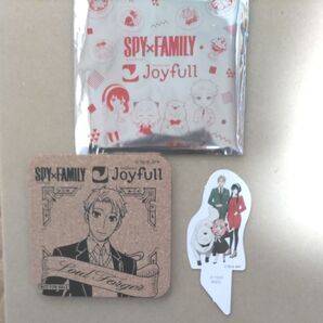SPY×FAMILY Joyfull コラボグッズ ロイド コースター ピック 2点セット (ピック一部破損あり)