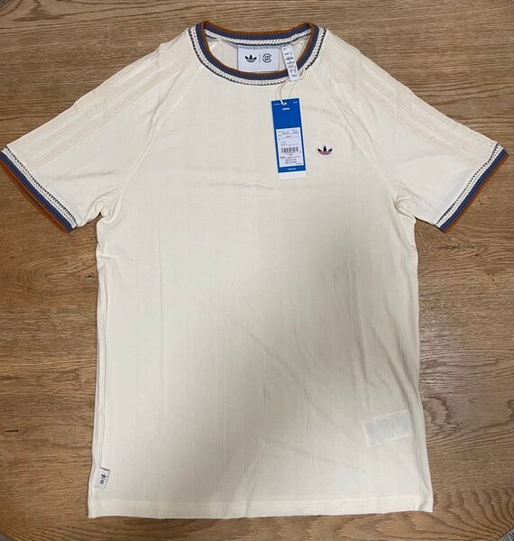 adidas CLOT リブ半袖Tシャツ BY EDISON CHENMサイズ エディソン チェン アディダス