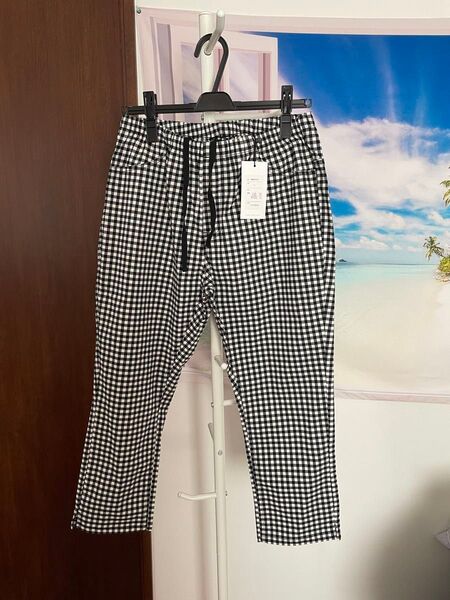 ギンガムチェック柄パンツ 新品 未使用