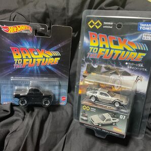 ムービーカーシリーズ デロリアン&トヨタピックアップトラック