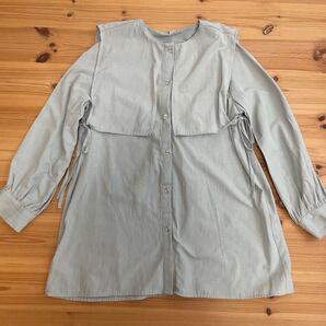 dearful プチプラのあや ビッグカラーシャツ 襟 長袖