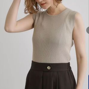 groveグローブ リブラメニットタンクトップ ¥3.297