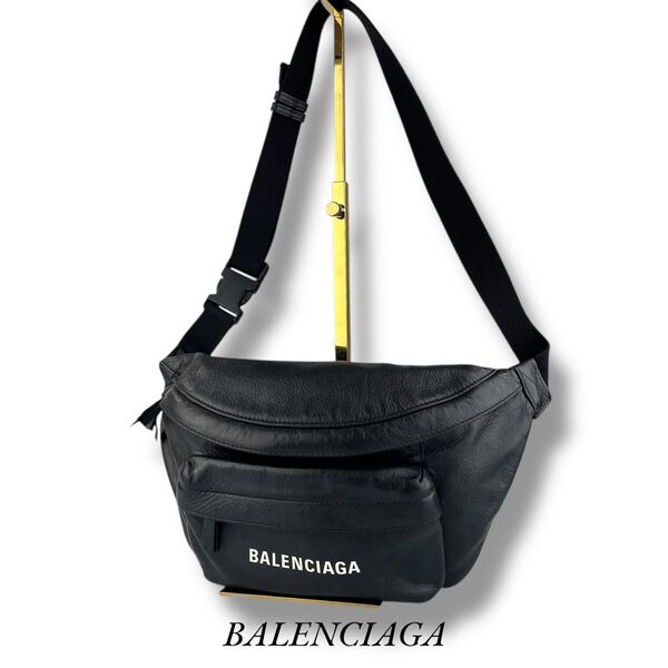 BALENCIAGA バレンシアガ ウエストバッグ ボディバッグ ウエストポーチ ショルダーバッグ オールレザー