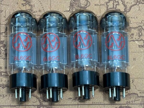 新品同様 JJ 6l6gc 真空管 4本(クワッド)