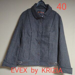 EVEX by KAZI ダークブラウン カジュアルジャケット 40