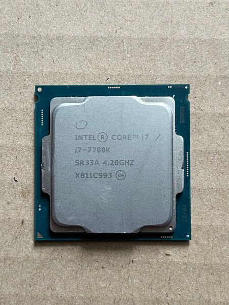 【動作品】Intel Core i7 7700K 4.20GHz LGA1151 CPU 即時支払い可能な方限定特価品 世代最速!