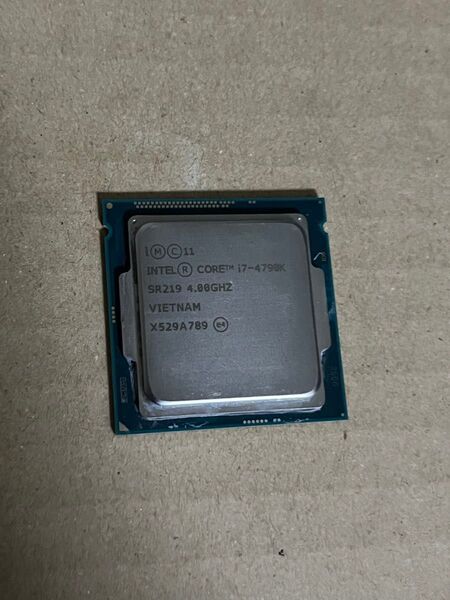 動作品 Intel Core i7-4790K 4.00GHz LGA1150 CPU 世代最速 即時支払いできる方限定特価品