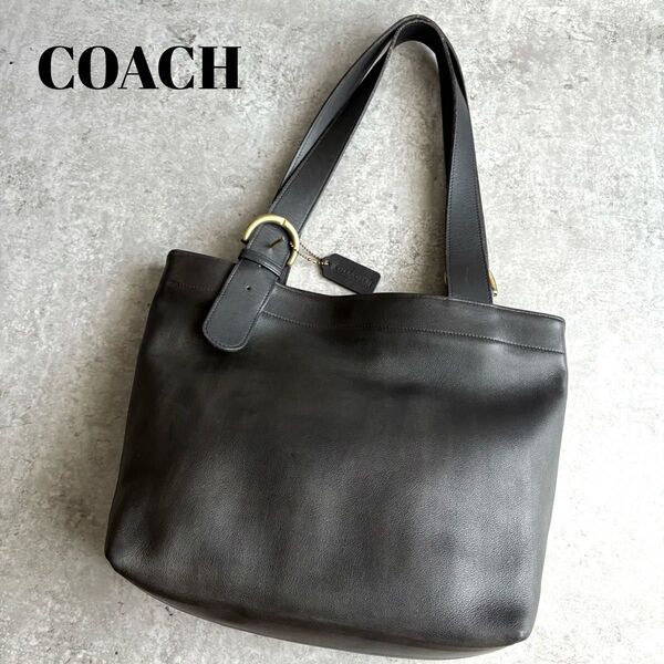 【極美品】COACH コーチ オールドコーチ トートバッグ オールレザー 肩掛け ビジネス カジュアル 通勤 通学