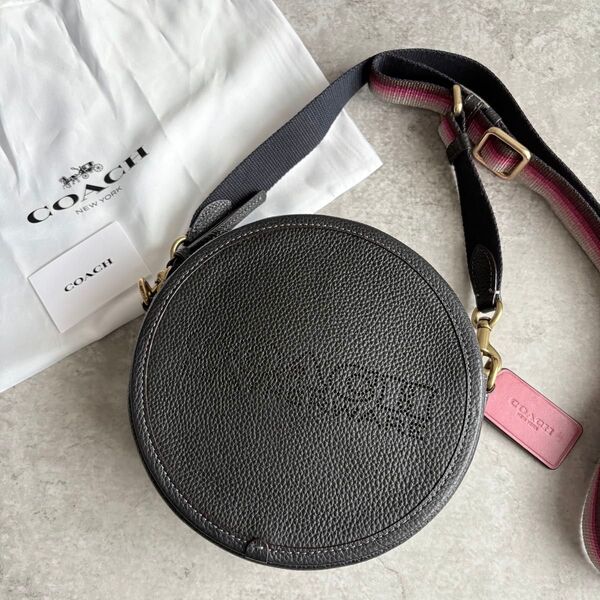 【極美品】COACH コーチ キア サークル ショルダーバッグ ポシェット クロスボディ