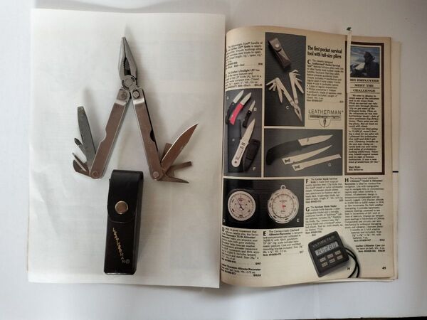 ビンテージ Leatherma レザーマン マルチツール 1980年代 カタログ付
