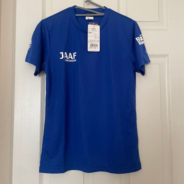 【美品】タグ付 アシックス JAAFシャツ 日本陸上競技選手権大会Tシャツ Sサイズ