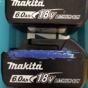 マキタ 純正品 BL1860B バッテリー2点 充電回数25回29回