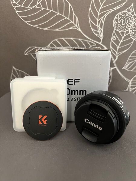 美品 Canon EF40 f2.8 STM K&Fマグネットレンズキャップ付き