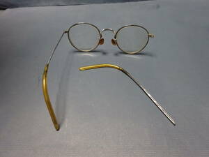 （３）蔓が折れてしまいました。むかしの眼鏡メガネです。インテリのおしゃれ用？　粋なお兄さん用？　検：サングラスアンティーク