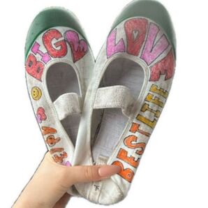 上履き 緑 jk 中古 高校 スクールシューズ 学校