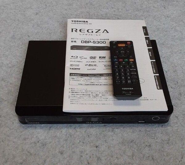 TOSHIBA 東芝 REGZA ブルーレイプレーヤー DBP-S300