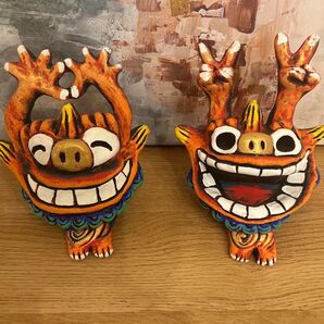 米子焼工房 シーサー 民芸品 縁起物