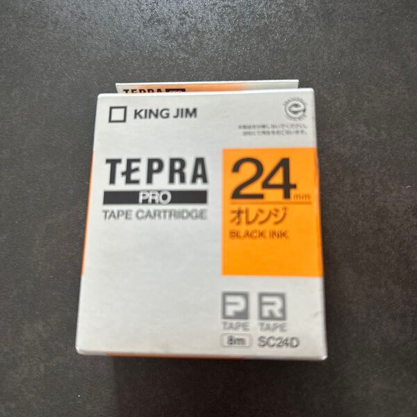 テプラ PRO テプラテープ オレンジ 24mm
