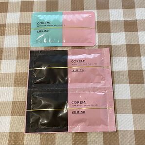 コアミー ★リペアティブ ヘアマスク (シャンプー&トリートメント)+おまけトリートメント10g