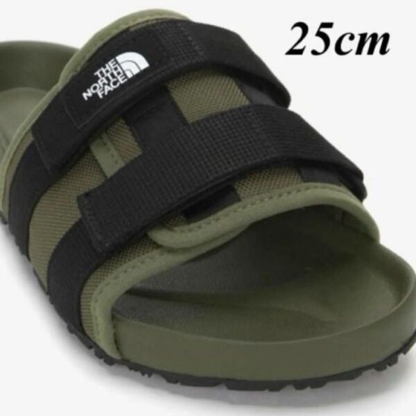 THE NORTH FACE 新品未使用 韓国正規品 ウーヴン スライド サンダル カーキ 25cm