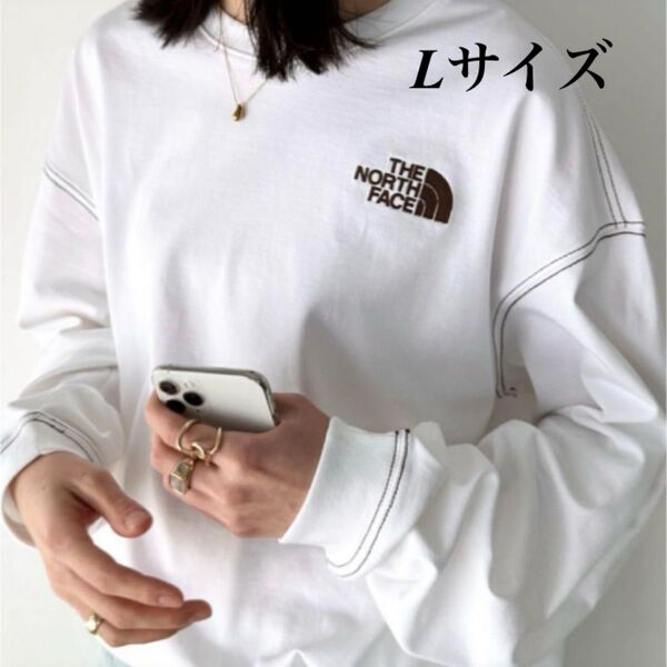 THE NORTH FACE 新品未使用 韓国正規 ノースフェイス ESSENTIAL TEE ホワイト Lサイズ