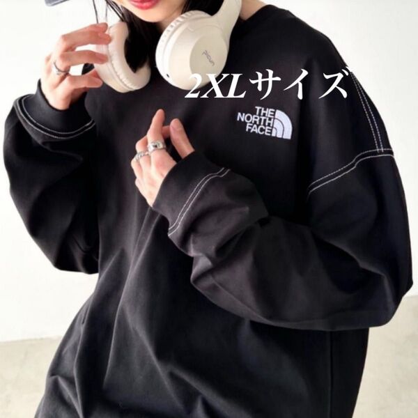 THE NORTH FACE 新品未使用 韓国正規 ノースフェイス ESSENTIAL TEE 黒 2XLサイズ