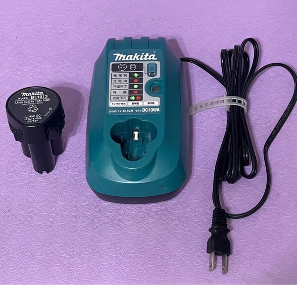 マキタ 充電器DC10WA バッテリーBL1013 セット