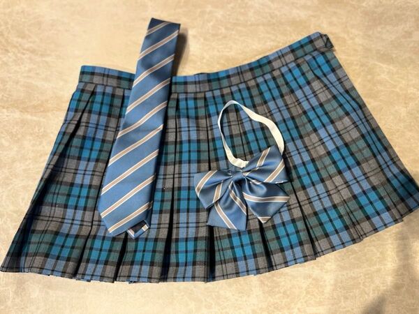 神奈川 新栄高校 制服 冬スカート リボン ネクタイ 正規品 大きい 城郷 高校 新栄 学生 制服 リボン ネクタイ ミニ