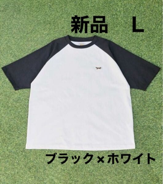PENNEYS ペニーズ 別注 THE FOX ロゴ 刺繍ワンポイント ラグラン半袖Tシャツ 男女兼用 新品