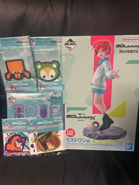 一番くじ 機動戦士ガンダム ジークアクス D賞 マグカップ ラストワン賞 マチュ アマテ ユズリハ ハロ フィギュア 新品