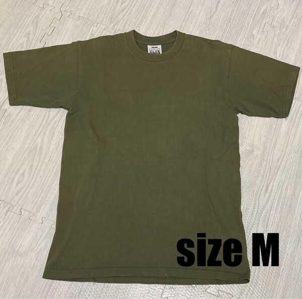 【訳あり】CLUB ヘビーウェイト Tシャツ Mサイズ オリーブ