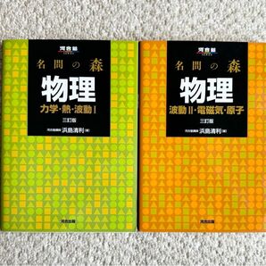 2冊セット 名問の森 物理 力学 熱 波動I 、波動II 電磁気 原子 河合出版 浜島清利