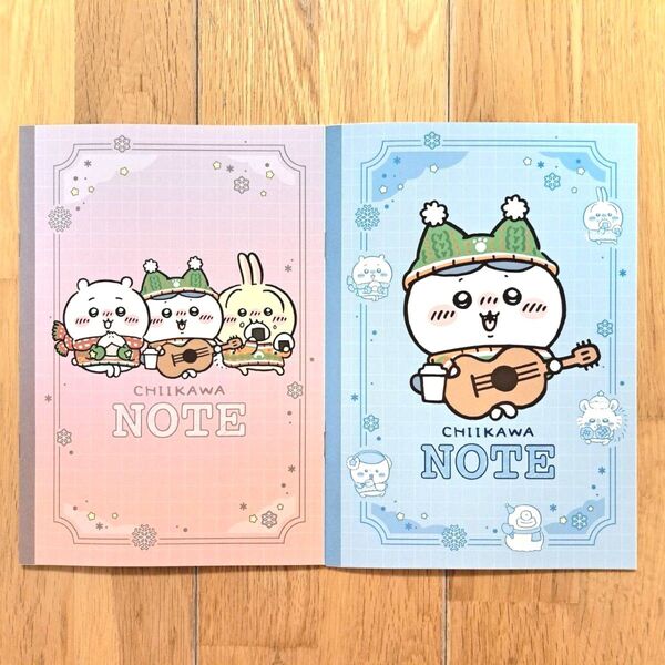 新品未使用 ちいかわ ノート 集合 ハチワレ 2点セット セブンイレブン コラボ うさぎ