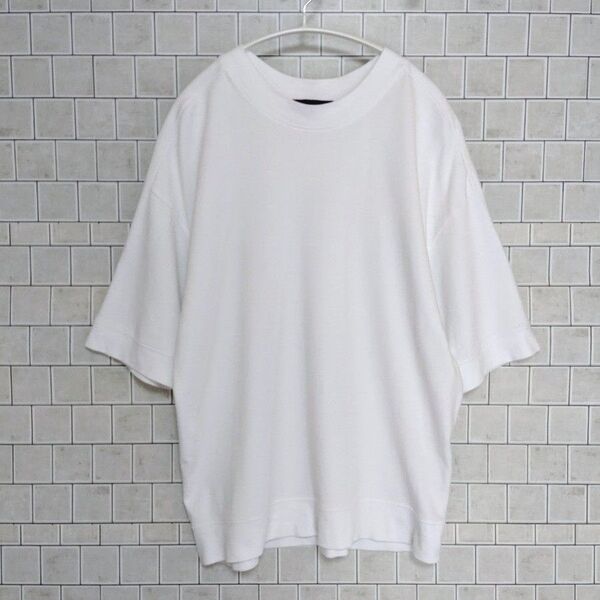 AZUL BY MOUSSY Tシャツ MENS PONTE SPLIT RAGLAN SLEEVE TEE 白 ホワイト 綿混