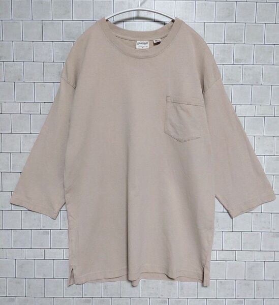 NEOSARTIC ネオサーティック USAコットン ヘビーウェイト 五分袖 Tシャツ メンズ ポケット付 綿100%