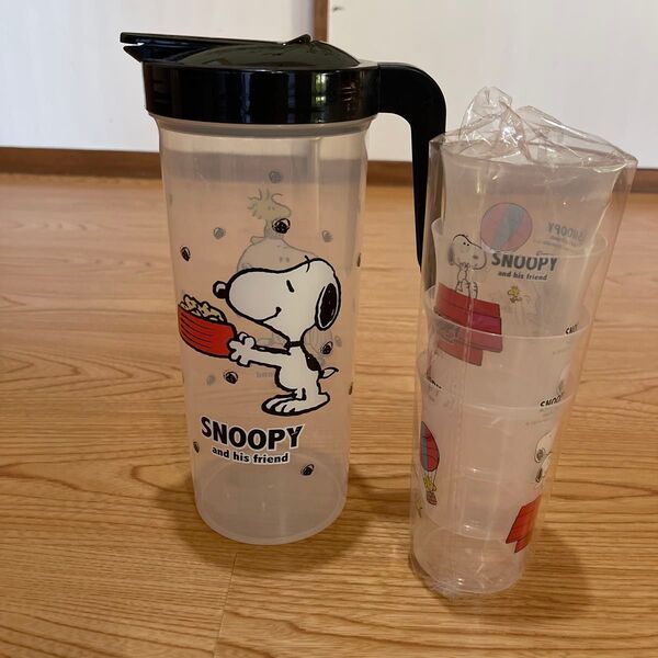 SNOOPY ピッチャー 訳あり 新品未使用 コップ付属