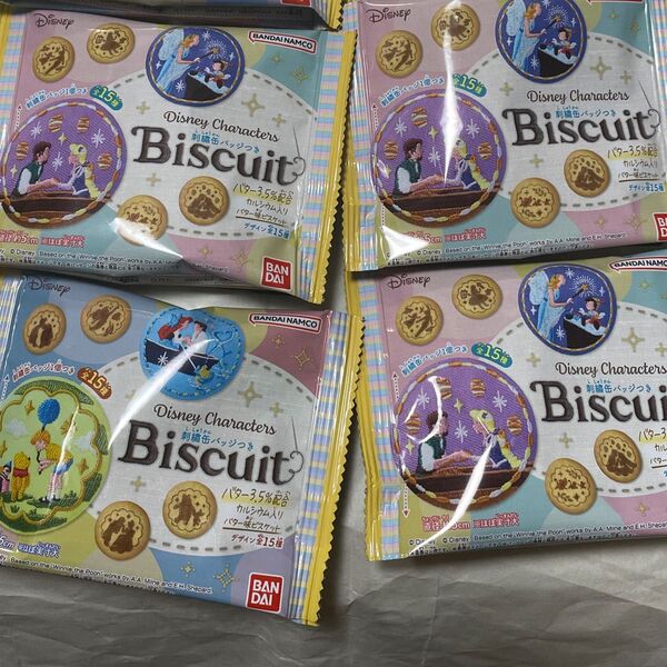 クーポンあり!ディズニー 刺繍缶バッジ 未開封 4個セット