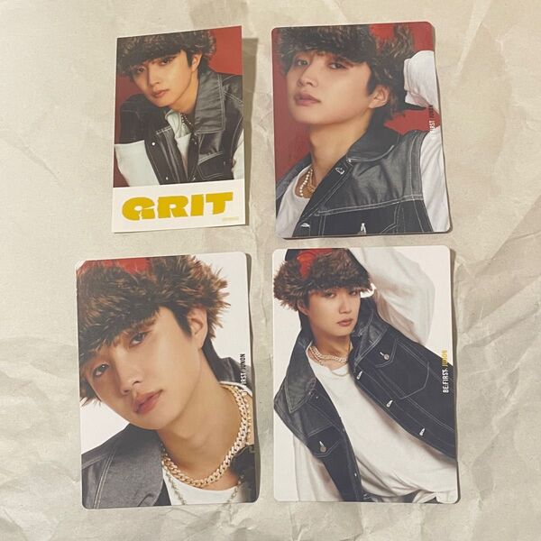 BE:FIRST ジュノン JUNON GRIT スマホサイズステッカー トレカABC ビーファースト befirst