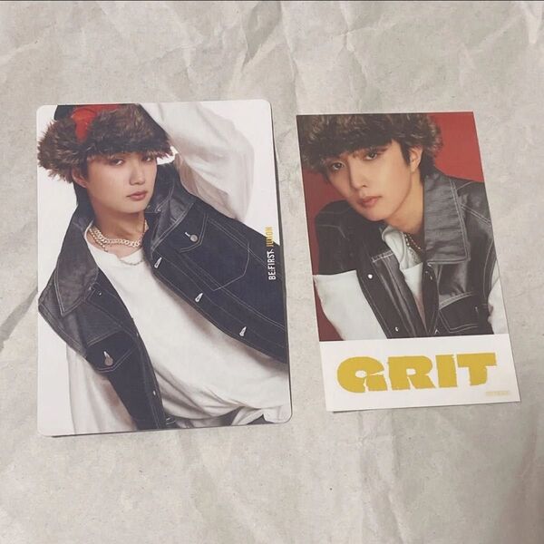 クーポンで500円引!BE:FIRST GRIT ジュノン JUNON トレカ スマホサイズステッカー ビーファースト