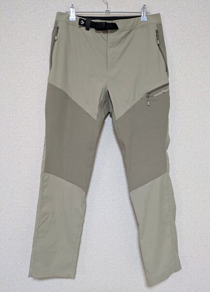 美品 リッジラインパンツ L-S 薄手 アウトドアパンツ カーキ mont-bell