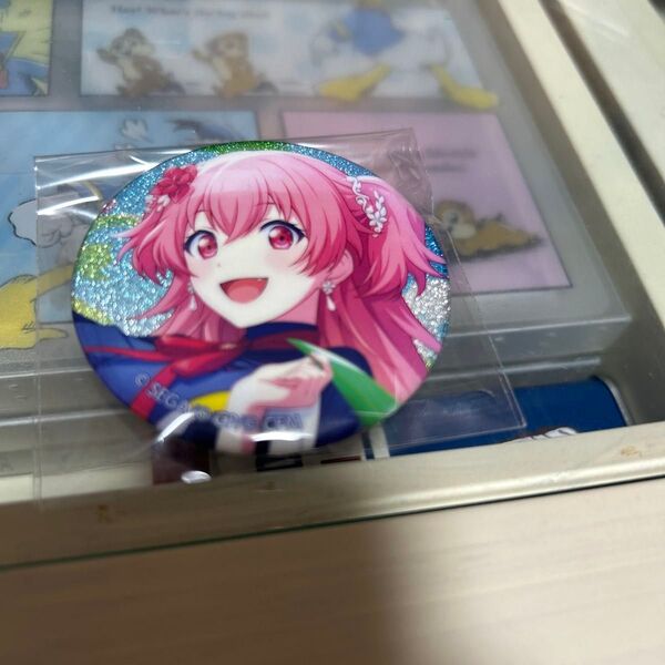 プロセカ プロジェクトセカイ あいり グリッター缶バッジ オーロラ箔押し缶バッジコレクション