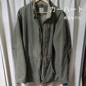 carhartt カーハート ダックジャケット ワークジャケット 裏ボア XL MOS モスグリーン メキシコ製 ビッグサイズ